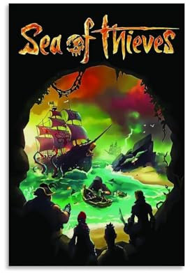 RUBYOH Sea of Thieves Charakter-Poster, ungerahmt, mattes Finish, 30,5 x 45,7 cm, Wohn- und Esszimmer-Dekor