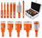 BGTEC Foret Diamanté Scie Cloche Diamantée Kit,12 pièces 5/6/8/10/12/20/25/28/35mm Foret à queue hexagonale+6mm au carbure+20mm chanfrein+25mm fraise pour granit, marbre, porcelaine et céramique
