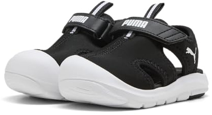 PUMA Mixte bébé Fun Racer Sandal V INF Slide Black White, 23 EU
