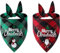 2 Stück Weihnachtshund Bandanas, Hundehalstuch, Schal Halstuch für Weihnachten Haustier Kostüm, Halstuch Hund, Dreieck Haustier Lätzchen für Haustier Weihnachten Kostüm Dekoration Zubehör