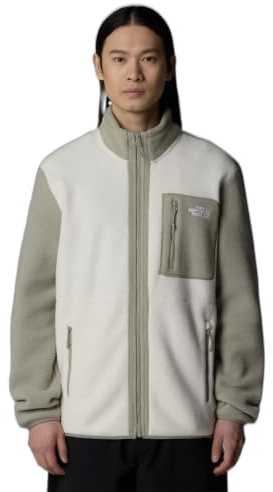 The North Face NF0A883R9IG1 Men’s Yumiori Full Zip Sweatshirt Herren White Dune/Clay Grey/CL Größe XXL