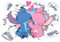 3D Cartoon Wandaufkleber Comic Wasserdicht Dekoration von Cartoon-Plakaten Fotografie-Hintergrund Kinderzimmer Schlafzimmer Wohnzimmer Geburtstagsgeschenke für Jungen und Mädchen