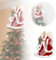 Weihnachtsengel Baumspitze Dekoration Weihnachtsbaum Engel Dekoration Weihnachtsbaumschmuck Weihnachten und Neujahr Party Supplies Lehrer Ornament (Rot, 23 x 20 x 32 cm)