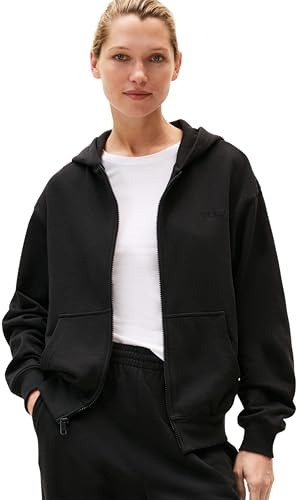 Tommy Hilfiger Donna Felpa con Zip Full Zip con Cappuccio
