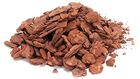 Tomotato Kiefernrinde Mulch warm und atmungsaktiv für Haustierbetten, Gartenarbeit, Kunsthandwerk, Innenpflanzen und Bodenbedeckungsanlagen (Kleine Partikel 250g)