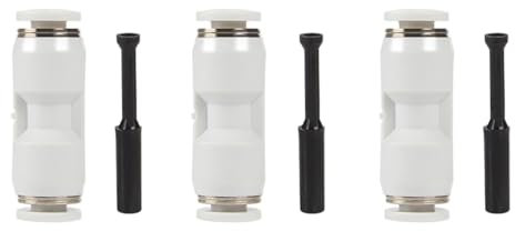 Hrtyvhin Lot de 3 tubes PTFE pour imprimante 3D - Connecteur pneumatique - 1 75 mm - Extrudeuse pour imprimante 3D X1C X1E P1P P1S