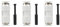 Hrtyvhin Lot de 3 tubes PTFE pour imprimante 3D - Connecteur pneumatique - 1 75 mm - Extrudeuse pour imprimante 3D X1C X1E P1P P1S