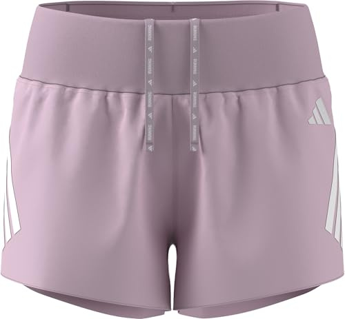 adidas Women's ADI365 Running Formotion Iconic Shorts, Clear pink, M 3 inch