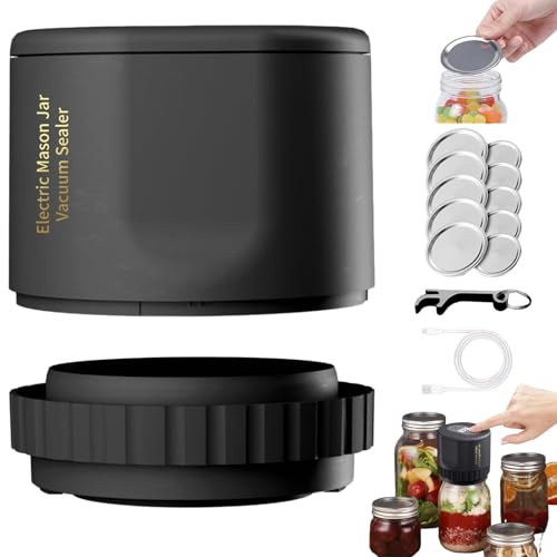 freshguard vakuumierer starter set,freshguard vakuumier set,eco seal pro,3 in 1 electric mason jar vacuum sealer kit,versatile strong vacuum preservation sealing tool,vakuumierer gläser,mason genie