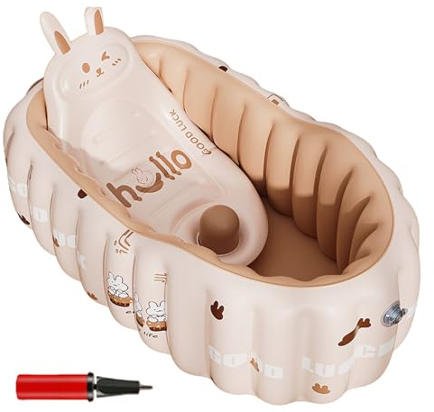 Bébé Gonflable Accessoires Douche Pompe Piscine Siège Antidérapant | Gonflable Bébé Enfant Enfant Maison Salle De Bain Plage Camping Vacances Baignade