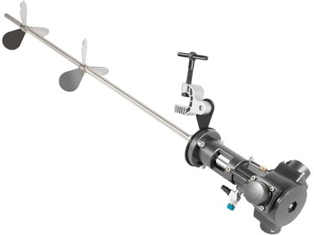 DunleyMin 50 Gallon Pneumatic Paint Mixer Air Agitator Paint Mix Tool 1/2HP Paint Stirring Machine Bracket Pneumatic Agitator for Paint, Plaster, Cement, Concrete and Mortar