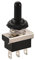 Heschen Interruptor de palanca de metal Flick Flip 12 V 25 A SPDT ON/OFF/ON 3 posiciones 3 pines para luz de salpicadero de coche con tapa impermeable