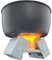 Esbit Hornillo de bolsillo grande – Cocina con combustible seco Esbit 12 x 14 g pastillas – Cocina de camping