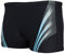 Aquarti Maillot de Bain avec Rayures Shorts de Natation pour Homme, Nior/Bleu, 5XL