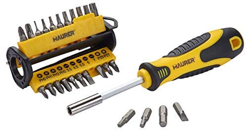 Cacciavite Magnetico Set 35 Pz. Maurer Su Espositore Da 12 Set