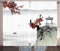 ABAKUHAUS Asiatique Rideaux, Fleurs de Cerisier et Bateau, Décoration Intérieure Accent Lot de 2 Panneaux, 280x225, Rubis Gris