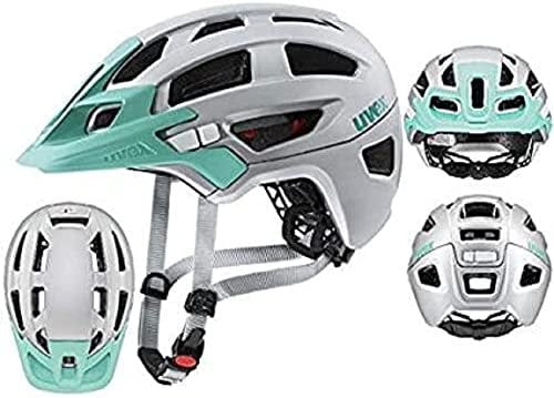 uvex Finale 2.0 - sicherer MTB-Helm für Damen und Herren - individuelle Größenanpassung - erweiterbar mit LED-Licht - Silver Mint matt - 56-61 cm