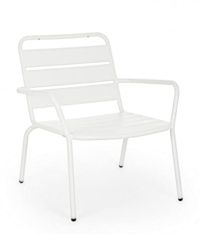 Marylin weißer Outdoor-Sessel 65x74x71h cm