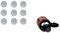 Ohrhörer-Filter für Kopfhörer, Netzgewebe, kompatibel mit Raycon E55 E25, Skullcandy Indy, Sennheiser ie800 IE40 PRO, Bang & Olufsen Beoplay h5 E8, Samsung Gear IconX, 4 mm, silberfarben