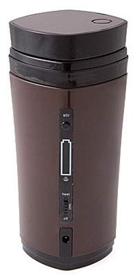 Portátil La inspiración de vacío robótico termos Taza de café Taza de Agua Caliente USB Recargable USB Calor Agitar la Taza de café