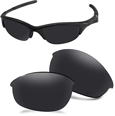 AOZAN ANSI Z87.1 Ersatzgläser kompatibel mit Oakley Half Jacket Sonnenbrille, A006EU-OBLACK, A006EU-OBLACK