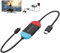 SENTICAM Switch TV Dock für Nintendo Switch/Switch OLED, Portable Reise Docking Station Ersatz mit HDMI und USB 3.0 Port, Switch TV Kabel (Multicolor)