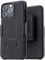 Encased DuraClip Designed for iPhone 13 Pro Max Belt Clip Case (2021) Slim Phone Cover with Holster - Black