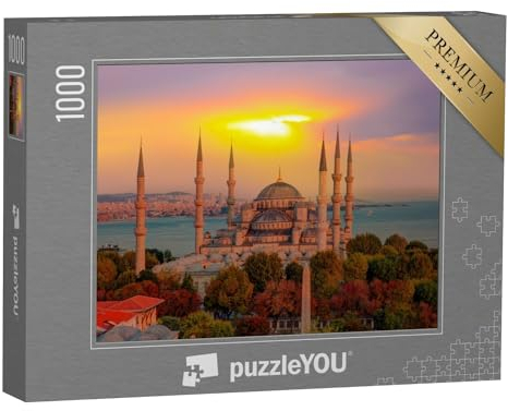 puzzleYOU: Puzzle 1000 Teile „Die Blaue Moschee, Istanbul, Türkei.“ – aus der Puzzle-Kollektion Istanbul