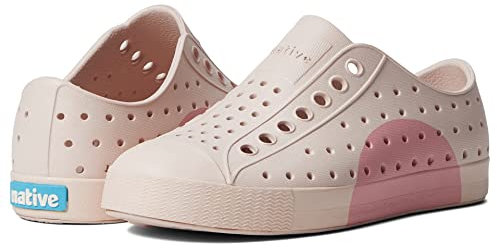 Native Shoes Jefferson Baskets irisées pour fille, Rose poudrée/rose poudrée/rose cercle, 18.0 cm