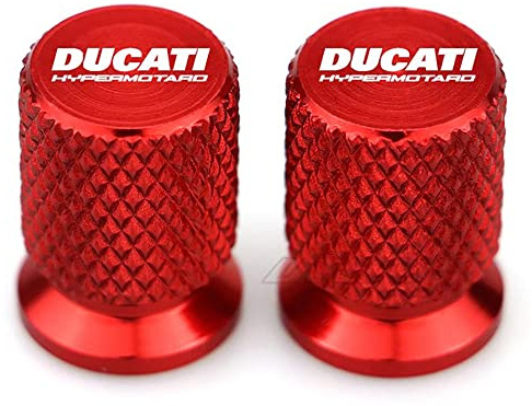 di Alluminio di CNC Valvola della Gomma Porta Aria Tappo di Copertura Accessori Moto per Ducati Hypermotard 950 939 821 796 SP 1100 2007-2020