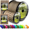 TECEUM Paracord Type III 550 Camo – 60 m – 4mm – Tactical Rope MIL-SPEC – Outdoor Para Cord – Camping Hiking Fishing Gear and Equipment – EDC Parachute Cord – Strong Survival Rope (200ft) 788