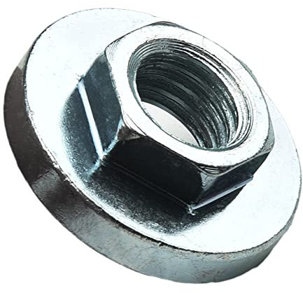 2Pcs Angle Grinder Disc, M14 Quick Change Locking Flange Nut Quick Release Hexagon, Plated Flanged Locknut