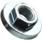 2Pcs Angle Grinder Disc, M14 Quick Change Locking Flange Nut Quick Release Hexagon, Plated Flanged Locknut