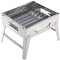 ADITAM KANBUN Holzkohlegrill Grill Tragbarer BBQ Edelstahl Klappgrill Campinggrill Tischgrill für Tragbares Camping Kochen Kleiner Grill Double The Comfort