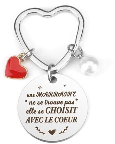 Marraine Cadeaux Porte-Clés Maman Cadeau Fête Des Meres Cadeau Pour Marraine Cadeau Marraine baptême Cadeau Parrain Marraine Idée Cadeau Fête Des mères Cadeau Marraine Per Sonnalisé Cadeaux Femmes