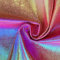 XHT Glänzendes Kunstleder 90 x 135 cm, Weiche Stoff, Kunstleder Meterware, Zum Herstellen Von Schuhen/Beutel/Gürtel/Handwerk (Regenbogen Rosa)