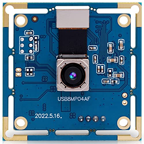 Webcamera_USB 8mp Autofocus USB Camera 4K Lightburn Camera for Laser Engraver Mini PC Camera for Computer Laptop AF USB Security Camera IMX179 Webcam Board for Raspberry Pi Jetson Nano