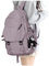 Sac à dos pour femmes filles garçons, cartable léger et décontracté pour femmes, sac à dos pour ordinateur portable 14 pouces résistant à l'eau, sac de sport de voyage pour étudiant,Y8-Rose violet