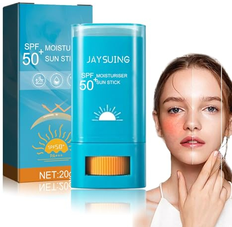 1PCS Sonnencreme Gesicht Sunscreen Stick, Sonnenschutz Creme SPF 50+ PA+++, Sun Stick UVA-/ UVB-Strahlung Hochwertige Gesichtssonnencreme für Gesichts und Körperpflege, UV-Schutz Sonnenmilch Creme