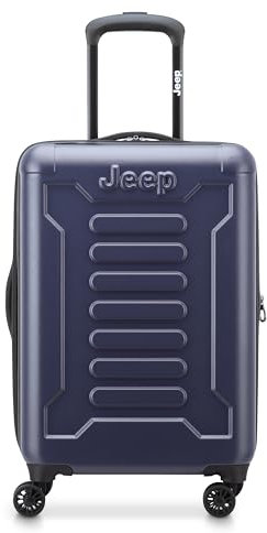 Jeep Jh004c Hartschalengepäck, erweiterbar, mit Spinnrollen, Marineblau (Peacoat Navy), Checked-Large 28 Inch, Jh004c Hartschalengepäck, erweiterbar, mit Spinnrollen