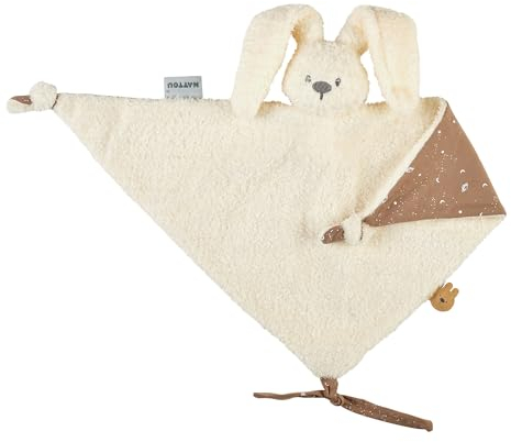 Nattou Big Comforter Doudou Rabbit LAPIDOU, 65 cm, Lapidou Vanilla