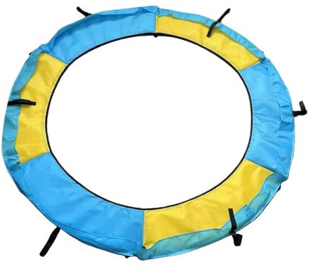 rockible Trampolin-Federabdeckung, Trampolinpolster, rundes Rahmenpolster, Oxford-Stoff, Trampolin-Randabdeckung, Gelb