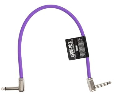 Ernie Ball Flex Patchkabel 12in - Paars - Enkele