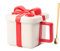 JgYiAngBq Tazza da caffè, Tazza da caffè in ceramica, Novità tazza da tè for casa e ufficio, Confezione regalo tazza Regalo di compleanno for lei, donne, sorella(White/Red)