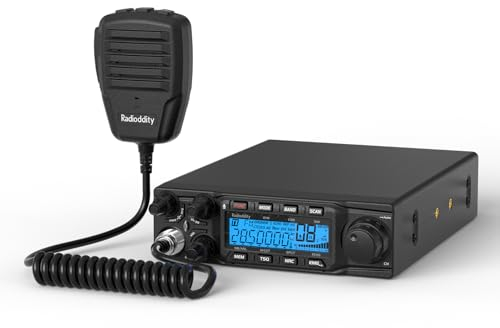 Radioddity QT80 10 Meter Radio, 80W High Power Amateur Ham Radio, SSB/AM/FM/PA Mobile Transceiver with RX & TX Noise Reduction, CTCSS/DCS, ASQ, SWR High Alert