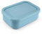 Box in Silicone, Lunch Box a 3 Scomparti, Box Riutilizzabile per Microonde a 3 Scomparti per Bambini con Tappo Adatto Ai Bambini, Senza BPA, Leggero, capacità 700 Ml, (light sea