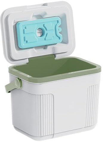 Camping-Kühlbox: 10-Liter-Kühlschränke, kleine tragbare Kühlschränke, Gefrierbox, harte Picknick-Kühlbox, isolierte Kühltasche für Camping