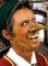 Lange Lügennase - Latex-Applikation mit Hautkleber - Special-Effect Kostüm-Zubehör - Make-Up für Halloween, Karneval & Horror-Party