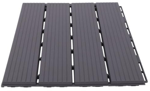 Balkon Terassenfliesen Patio Fertiger Interlocking Bodenbelag Deck Fliesen Innen Außen Garten Decking Déco 30x30 cm 22 PCS