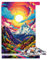 2000-teiliges Puzzle, Alpen_buntes Papierpuzzle, für Erwachsene und Familien, schwierige und anspruchsvolle Puzzles für Frauen und Männer. Größe: 70 x 100 cm